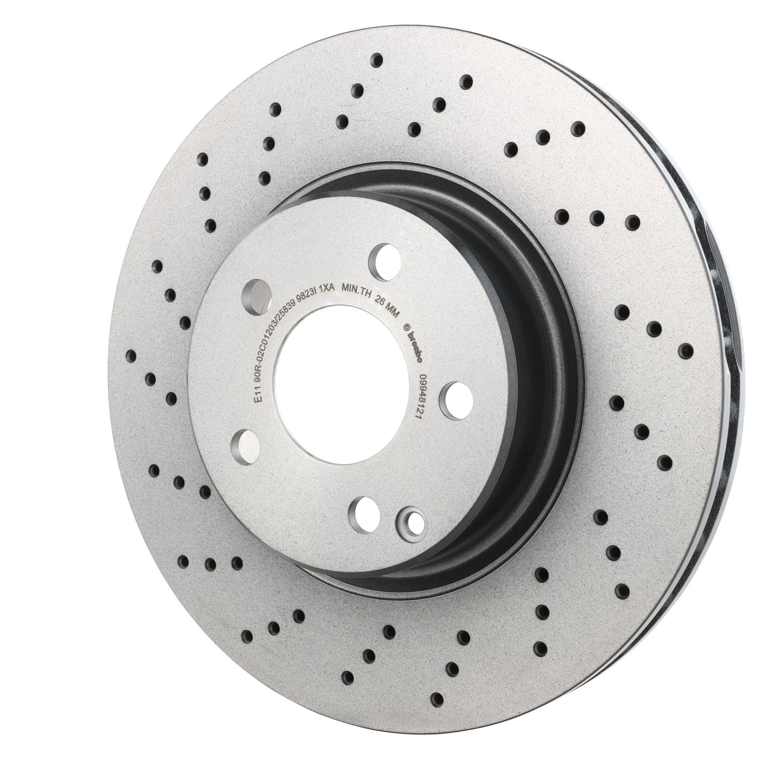 PRIME UV Coated Front Disc Brake Rotor - 09.9481.21_09