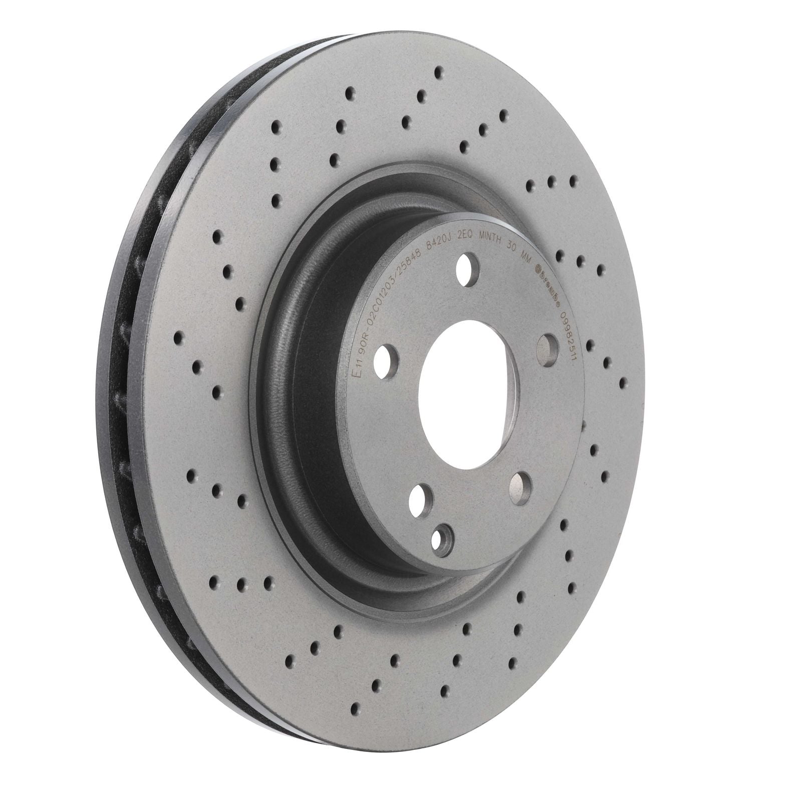 PRIME UV Coated Front Disc Brake Rotor - 09.9825.11_28
