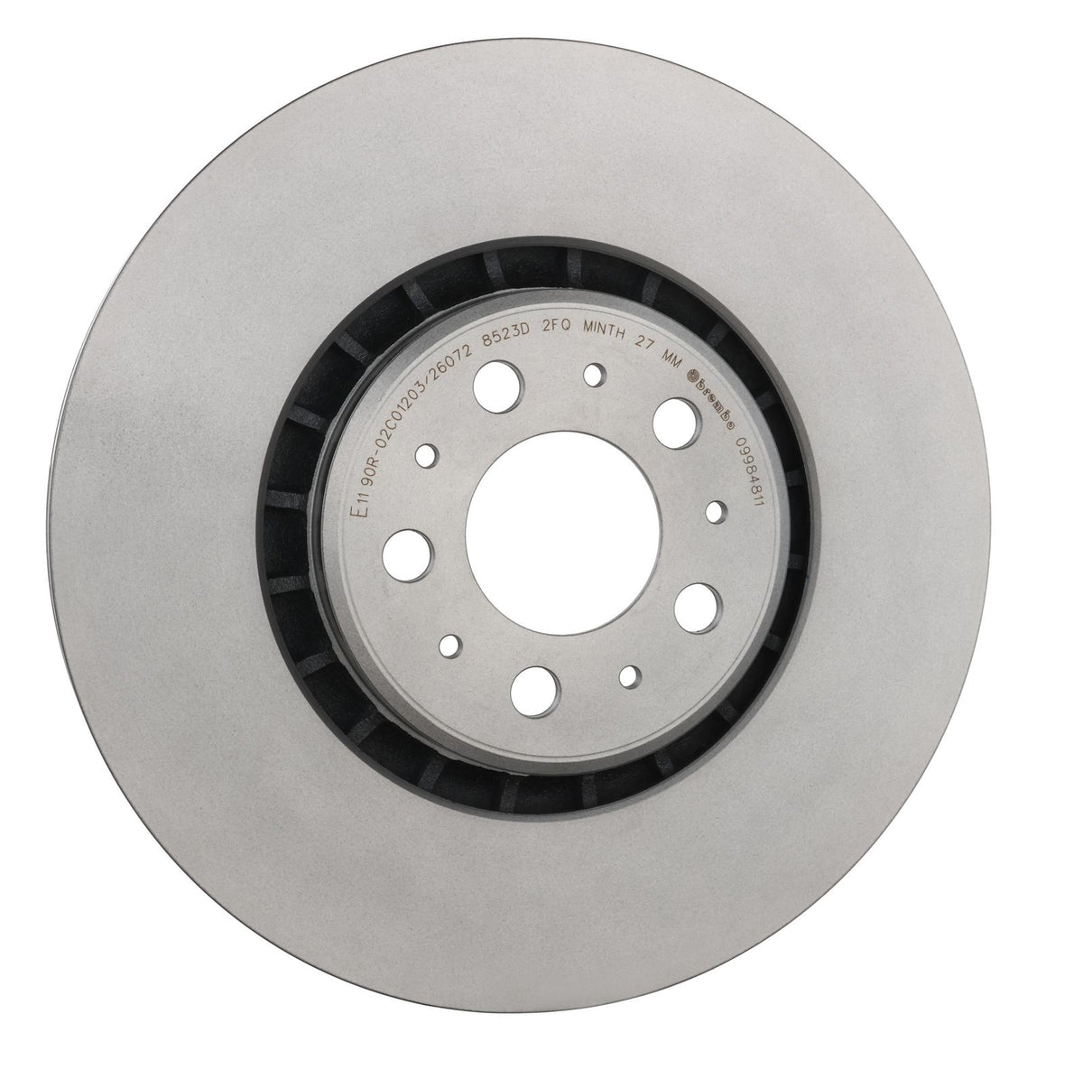 PRIME UV Coated Front Disc Brake Rotor - 09.9848.11_31