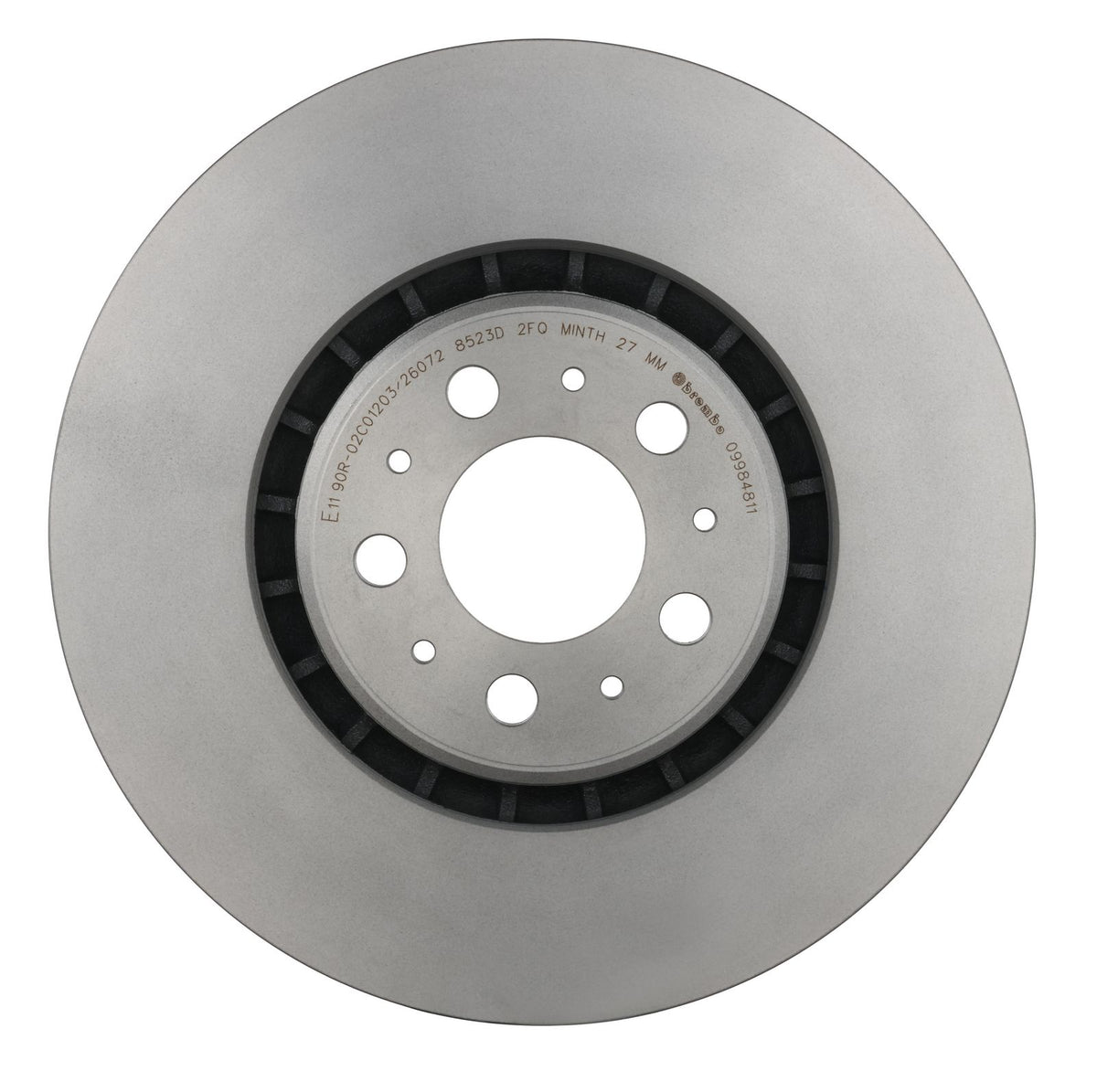 PRIME UV Coated Front Disc Brake Rotor - 09.9848.11_08