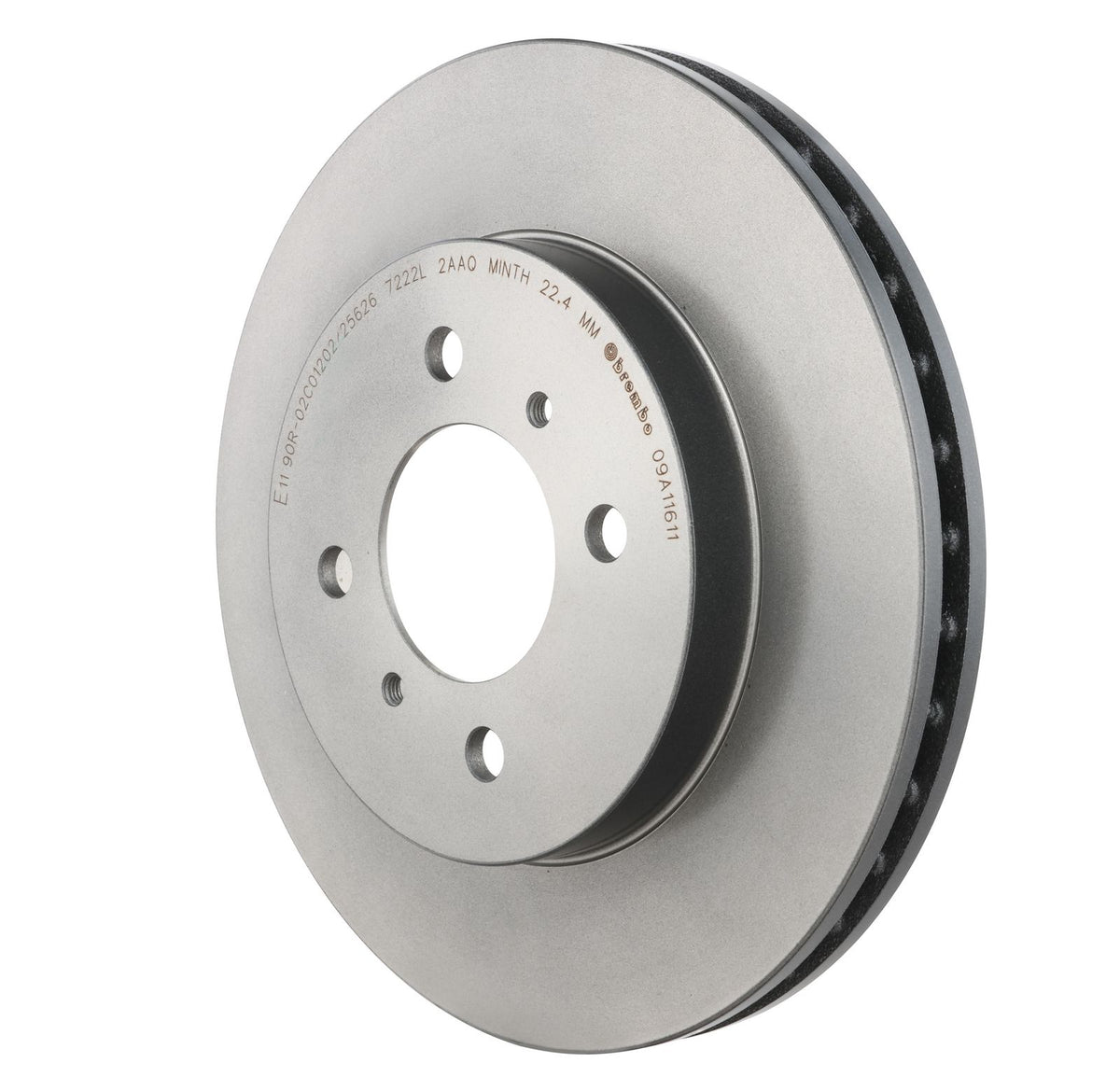 PRIME UV Coated Front Disc Brake Rotor - 09.A116.11_09