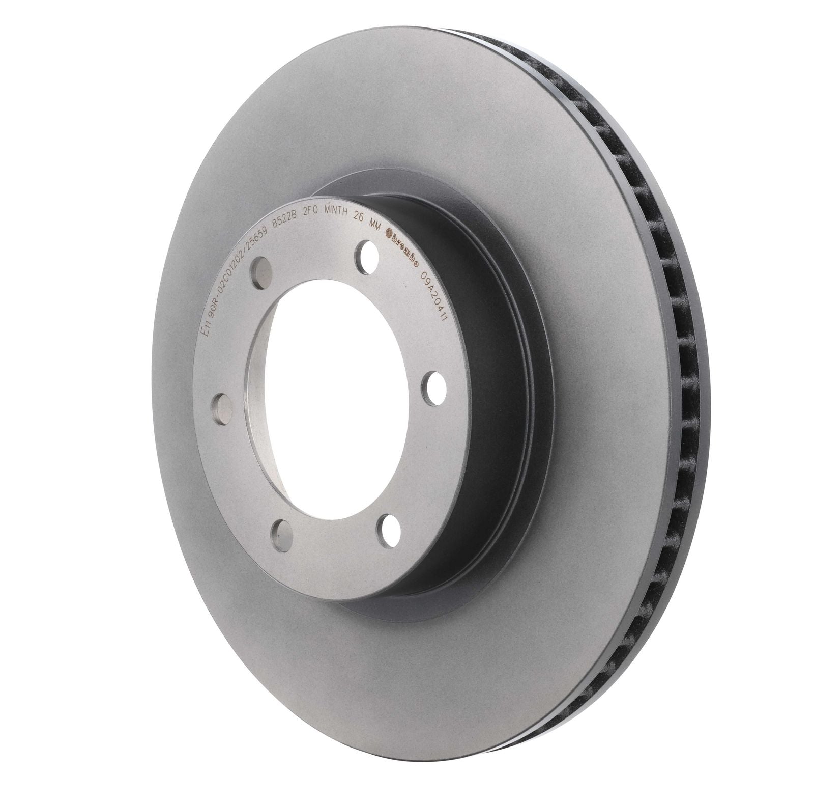 PRIME UV Coated Front Disc Brake Rotor - 09.A204.11_09