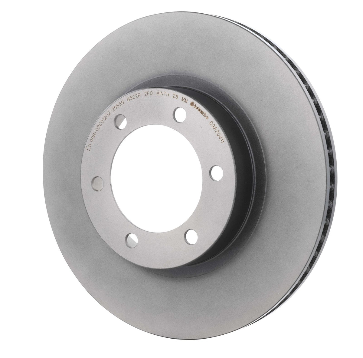 PRIME UV Coated Front Disc Brake Rotor - 09.A204.11_08