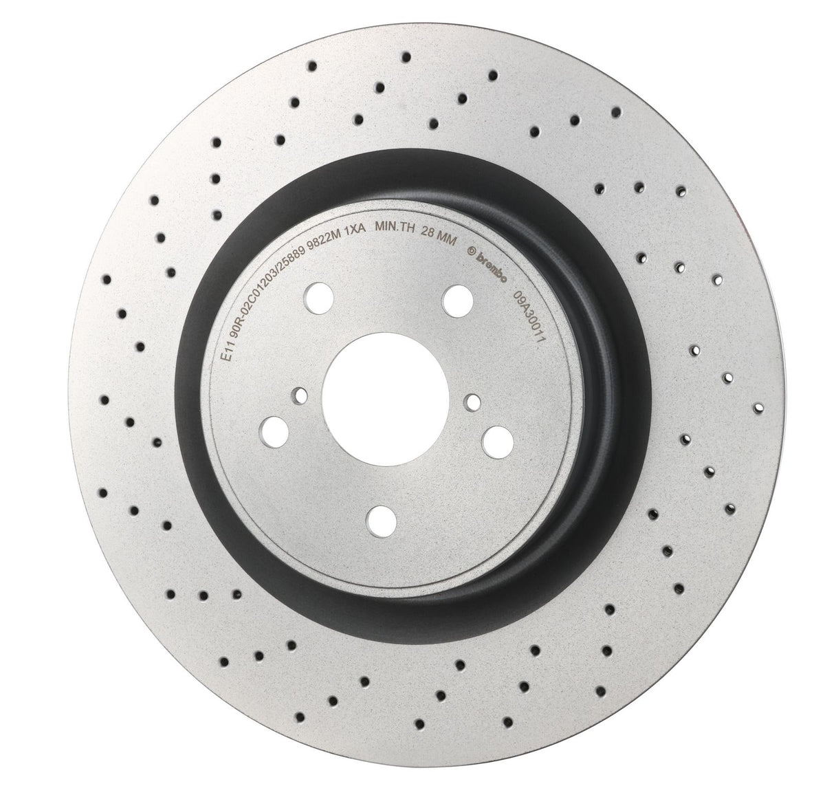 PRIME UV Coated Front Disc Brake Rotor - 09.A300.11_07