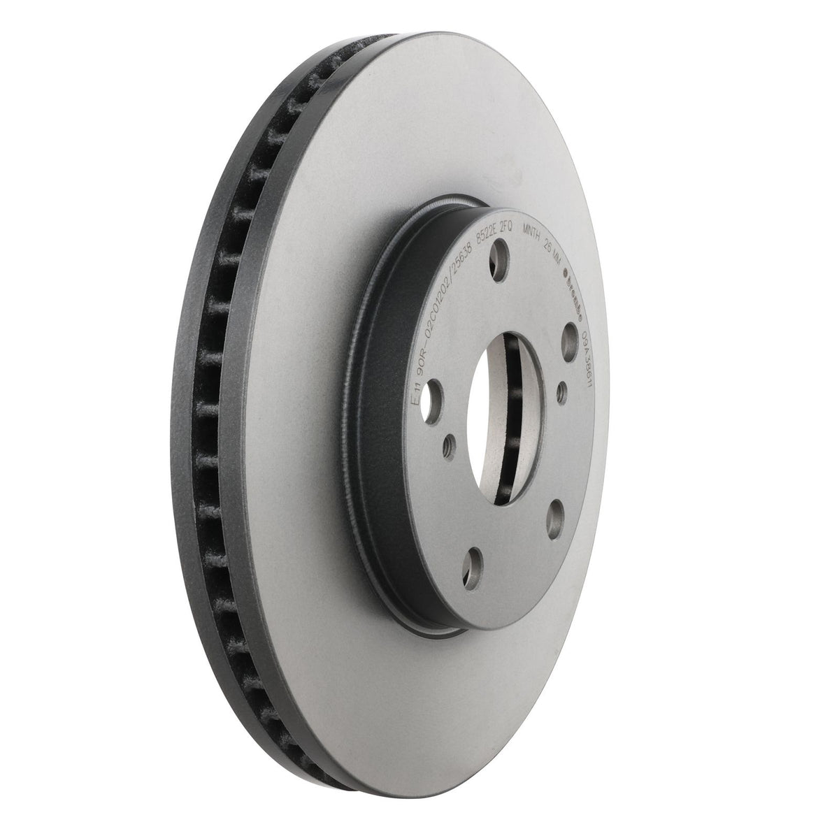 PRIME UV Coated Front Disc Brake Rotor - 09.A386.11_21