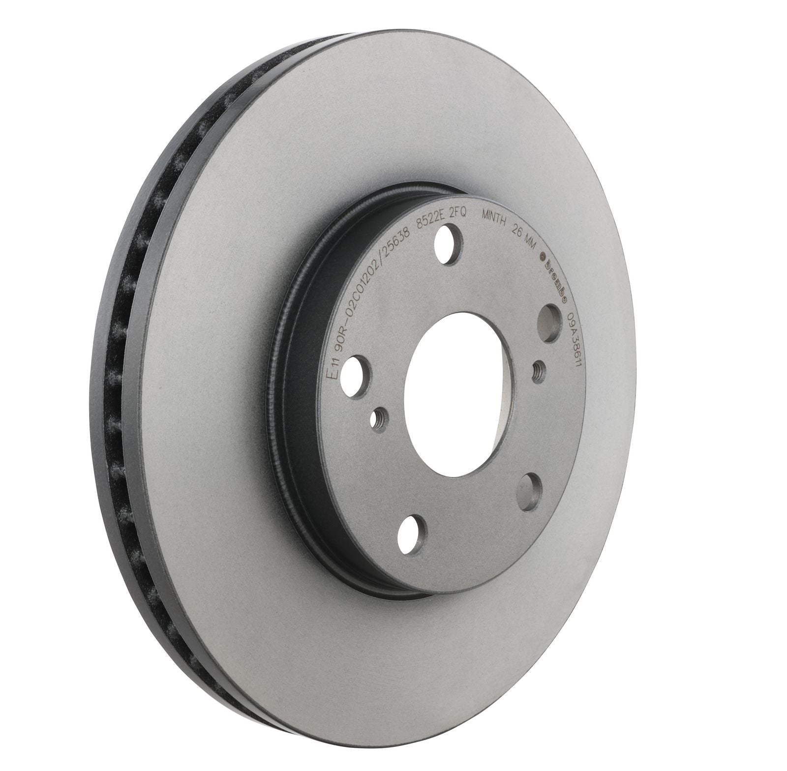 PRIME UV Coated Front Disc Brake Rotor - 09.A386.11_22