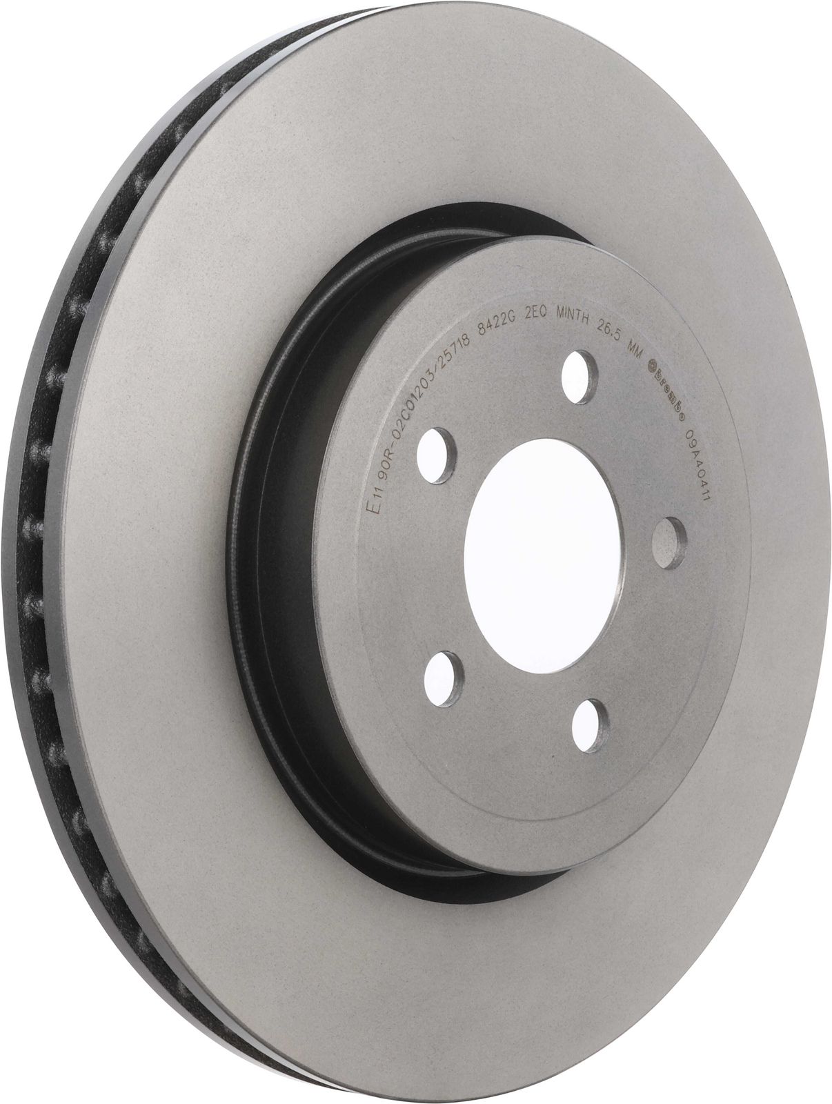 PRIME UV Coated Front Disc Brake Rotor - 09.A404.11_01