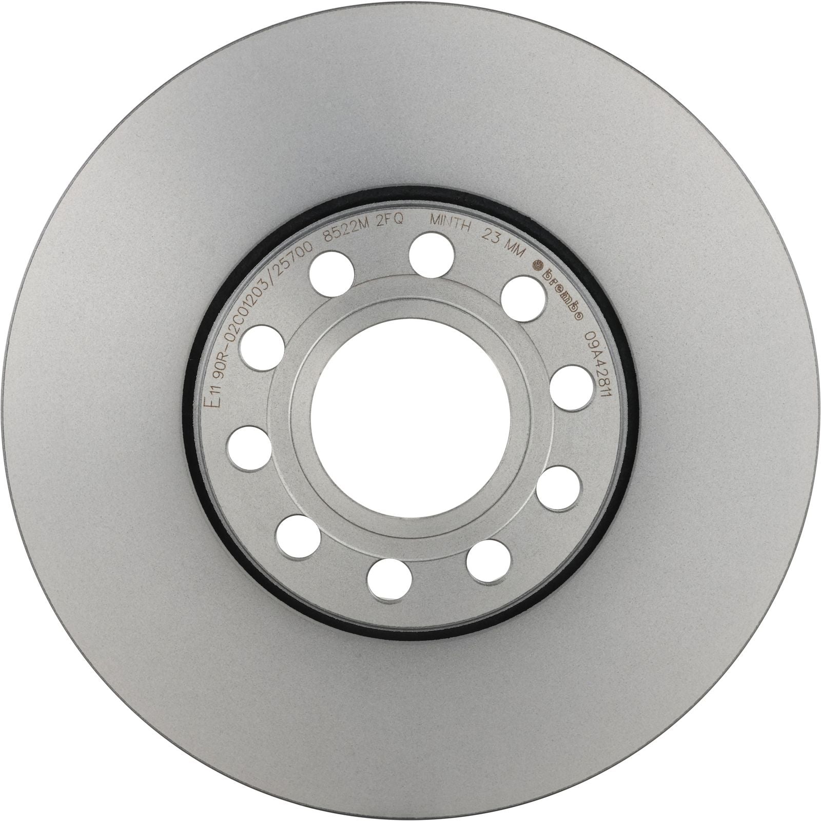 PRIME UV Coated Front Disc Brake Rotor - 09.A428.11_28