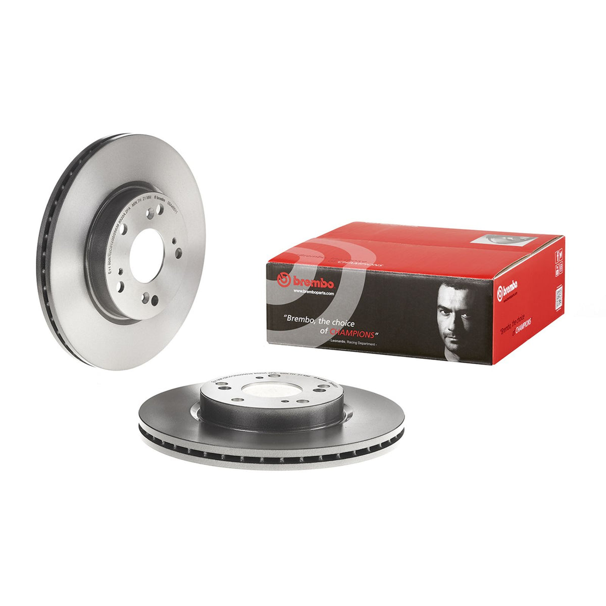 PRIME UV Coated Front Disc Brake Rotor - 09.A455.11_01