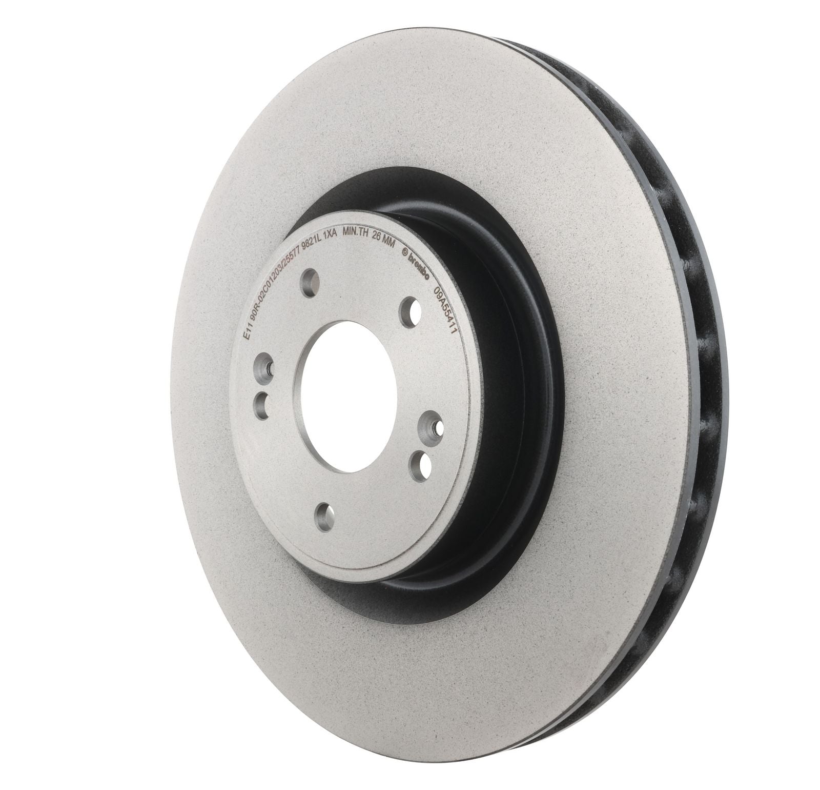 PRIME UV Coated Front Disc Brake Rotor - 09.A554.11_09