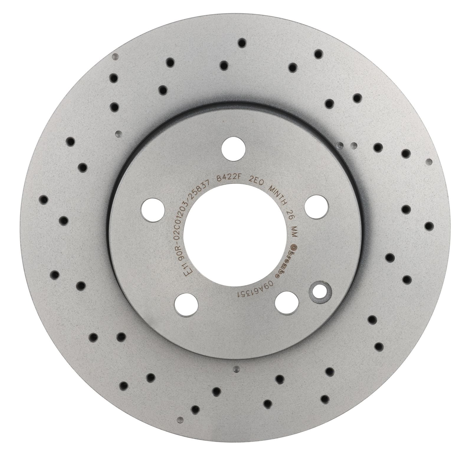 PRIME UV Coated Front Disc Brake Rotor - 09.A613.51_08