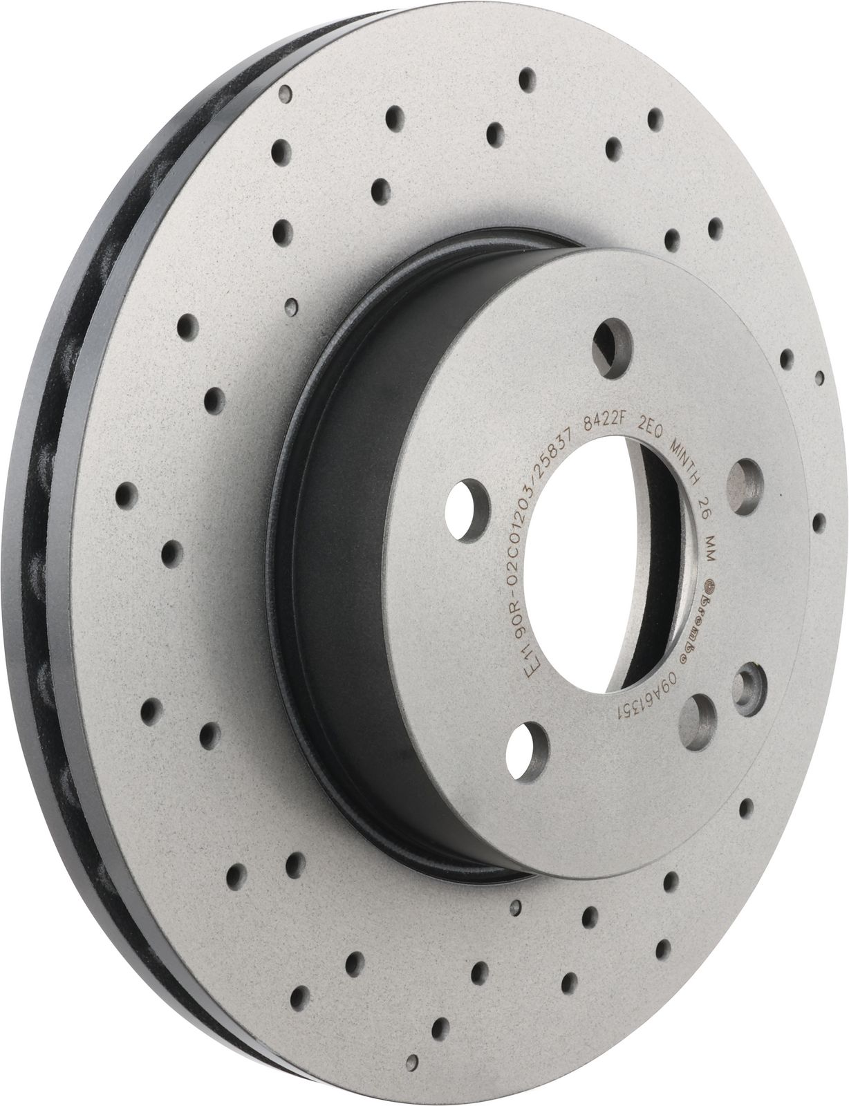 PRIME UV Coated Front Disc Brake Rotor - 09.A613.51_01