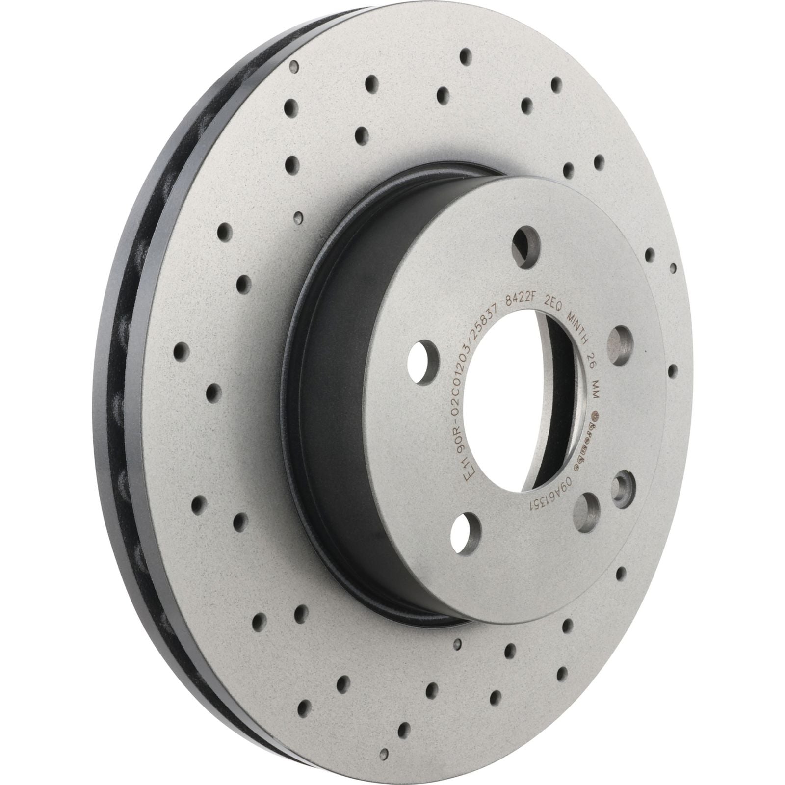 PRIME UV Coated Front Disc Brake Rotor - 09.A613.51_05
