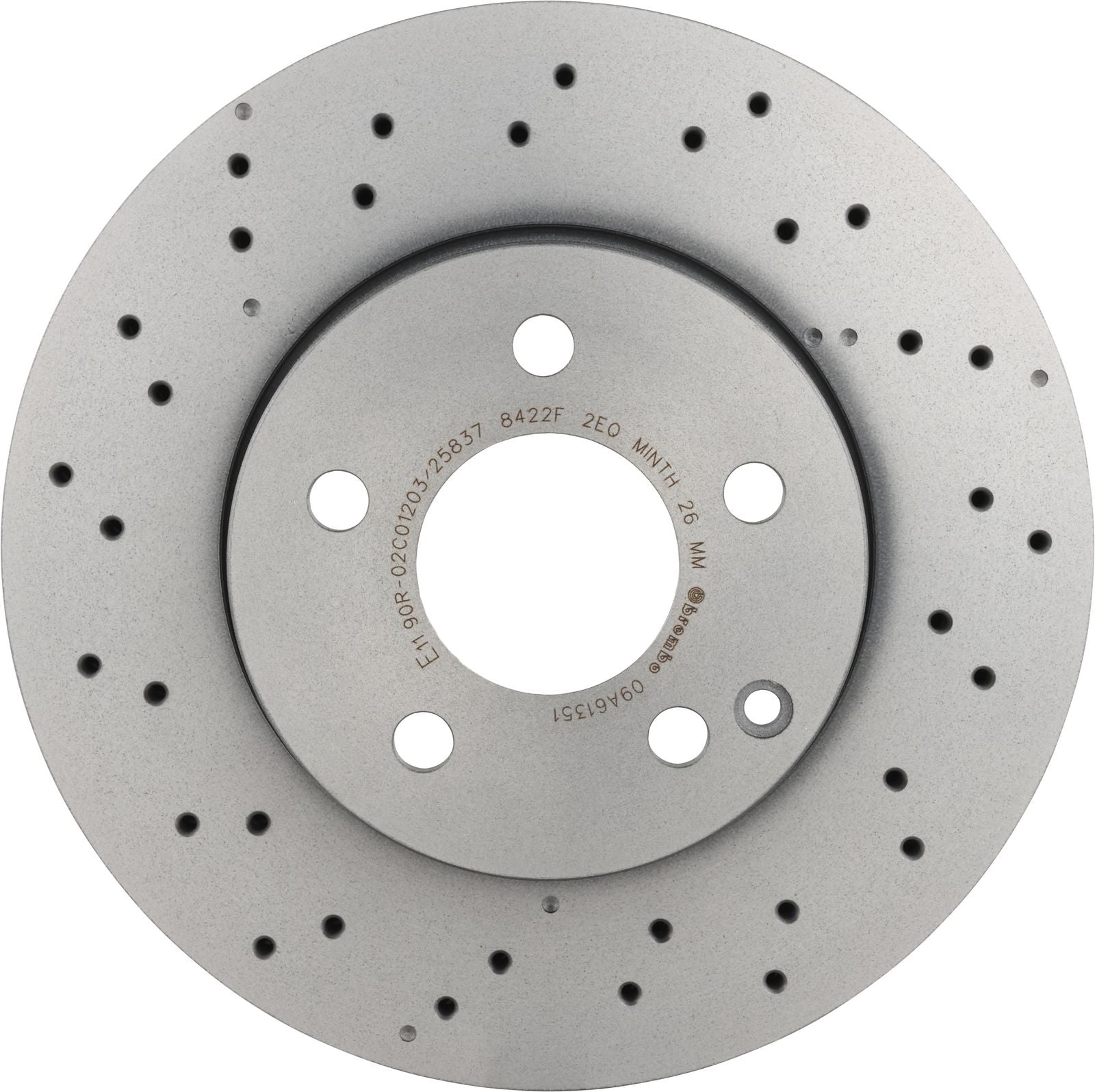 PRIME UV Coated Front Disc Brake Rotor - 09.A613.51_03
