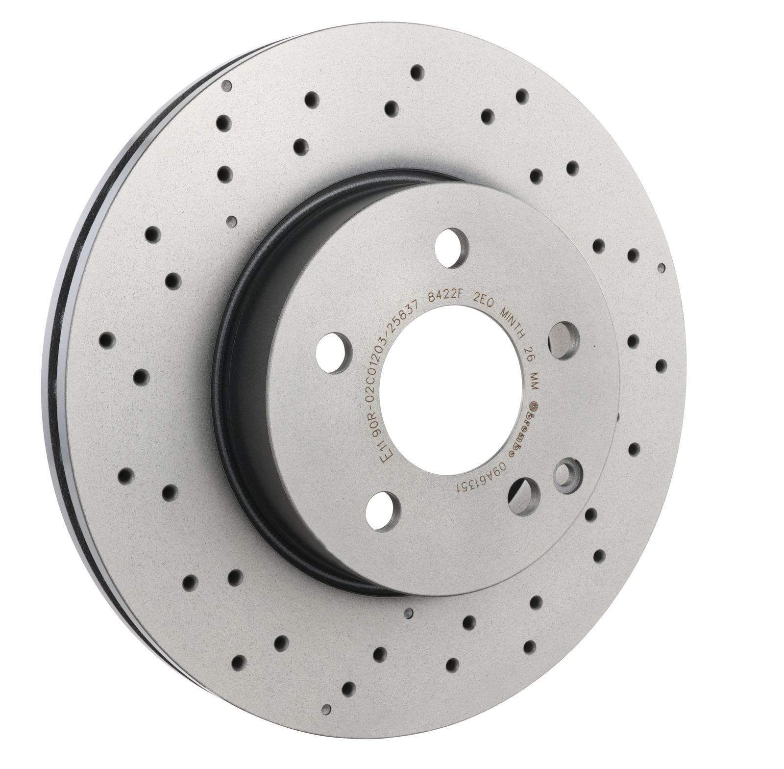 PRIME UV Coated Front Disc Brake Rotor - 09.A613.51_30