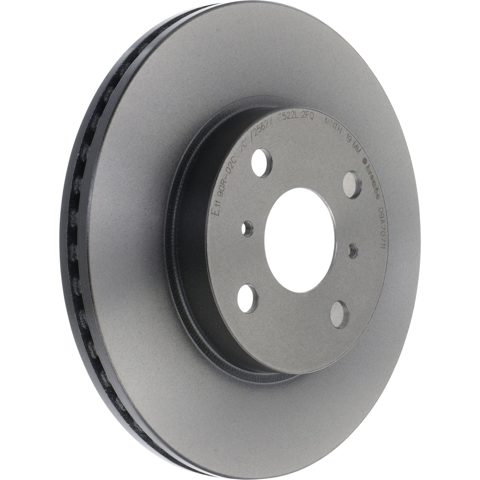 PRIME UV Coated Front Disc Brake Rotor - 09.A707.11_26