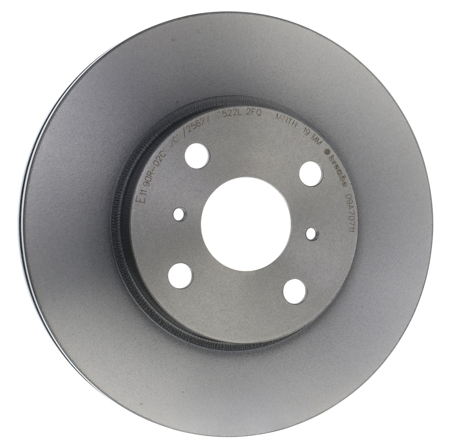 PRIME UV Coated Front Disc Brake Rotor - 09.A707.11_24