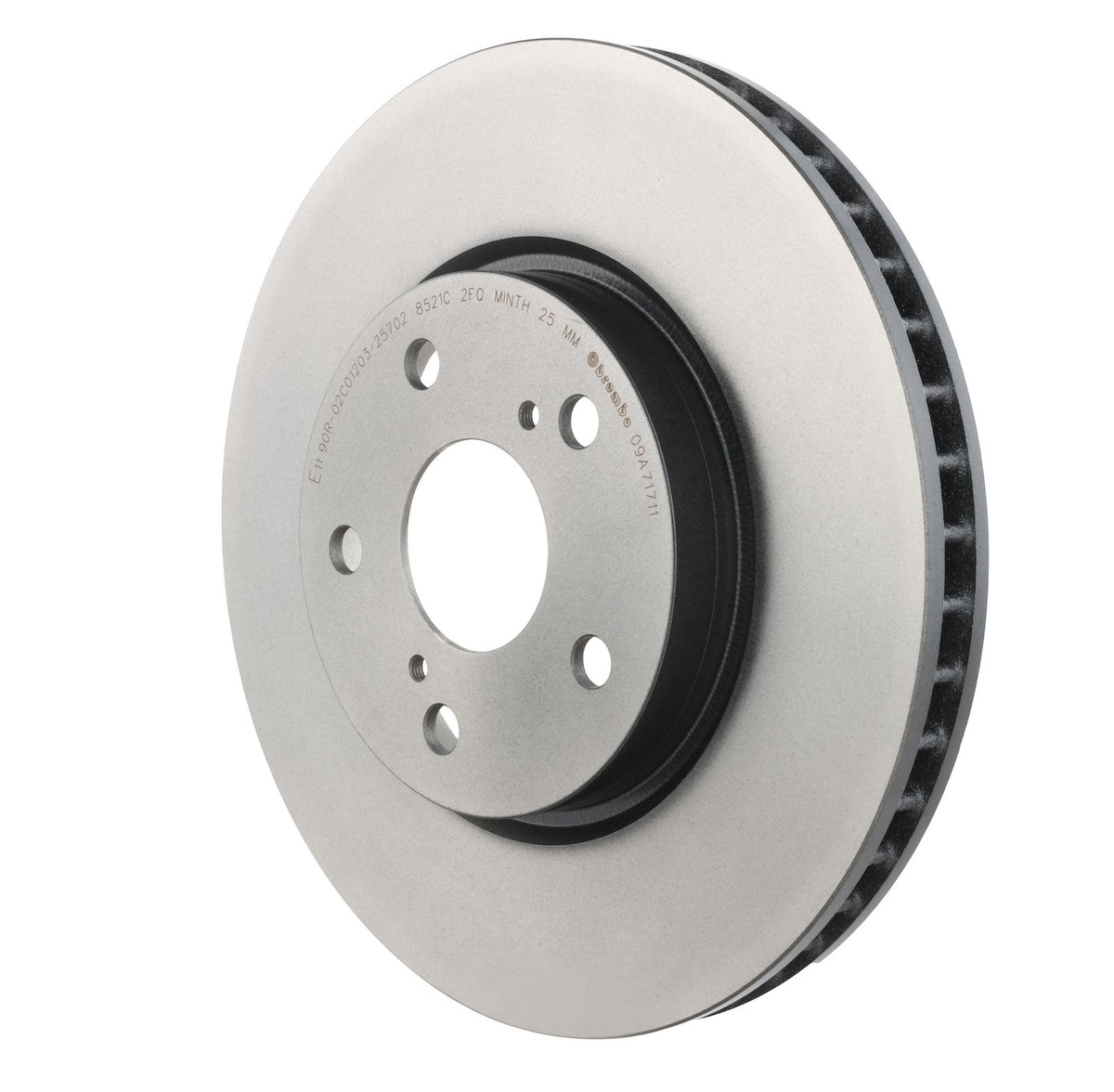PRIME UV Coated Front Disc Brake Rotor - 09.A717.11_09