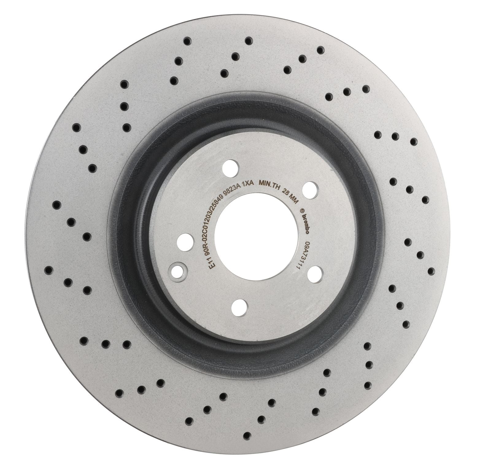 PRIME UV Coated Front Disc Brake Rotor - 09.A731.11_30