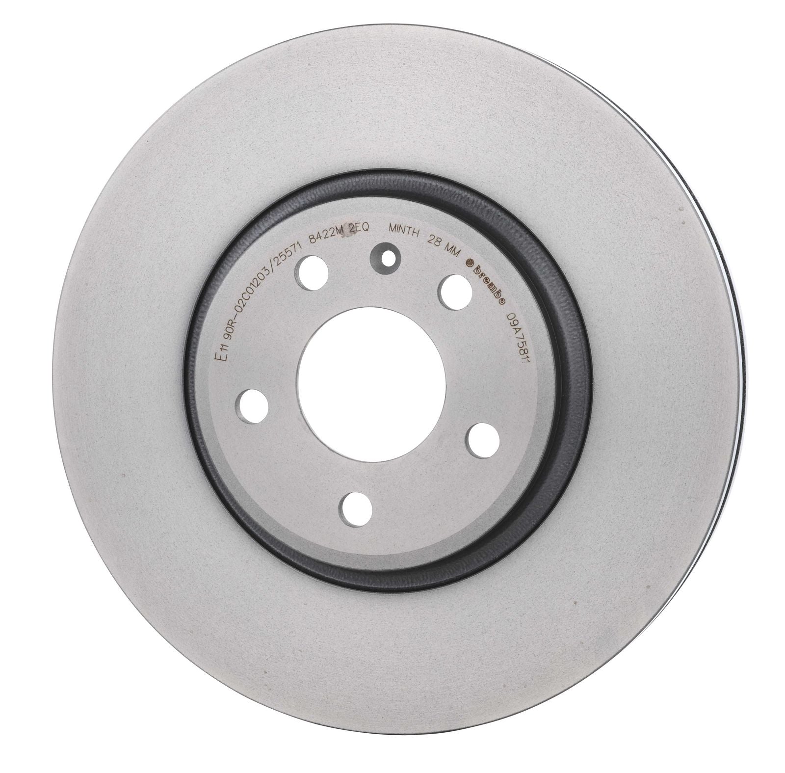 PRIME UV Coated Front Disc Brake Rotor - 09.A758.11_09