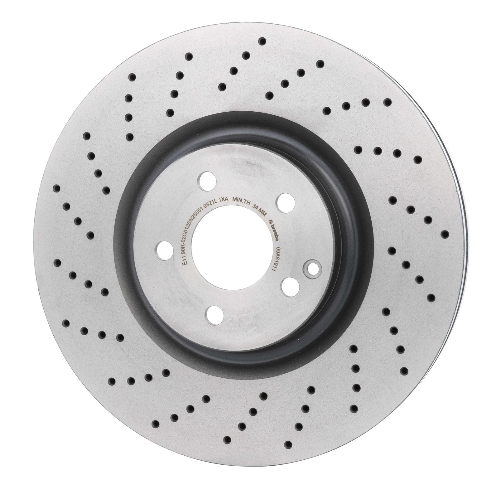 PRIME UV Coated Front Disc Brake Rotor - 09.A819.11_03