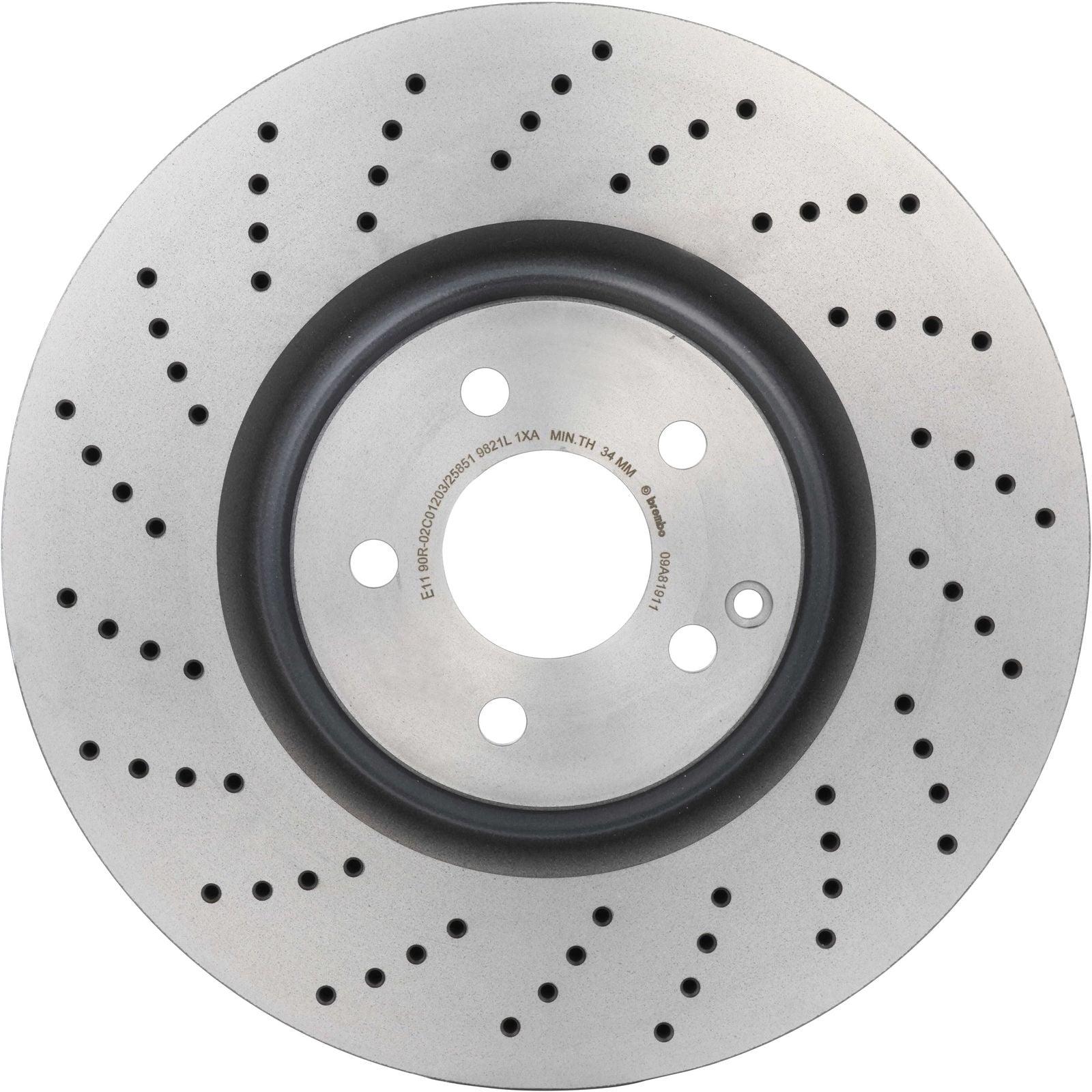 PRIME UV Coated Front Disc Brake Rotor - 09.A819.11_28