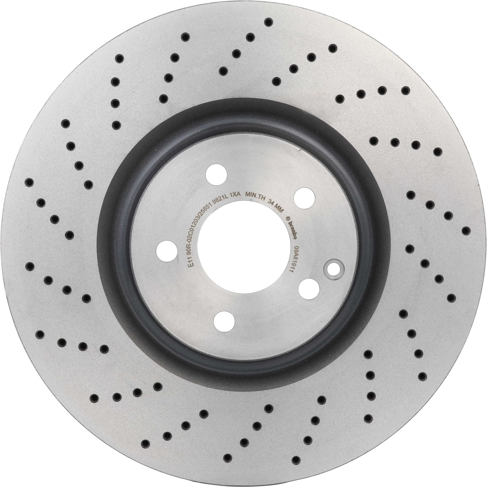 PRIME UV Coated Front Disc Brake Rotor - 09.A819.11_03