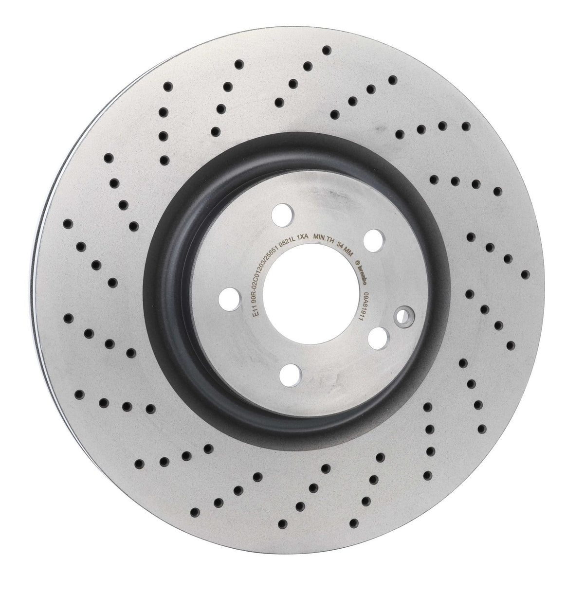 PRIME UV Coated Front Disc Brake Rotor - 09.A819.11_25