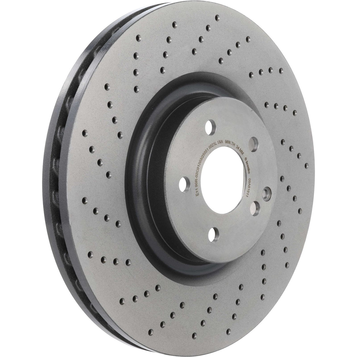 PRIME UV Coated Front Disc Brake Rotor - 09.A819.11_26