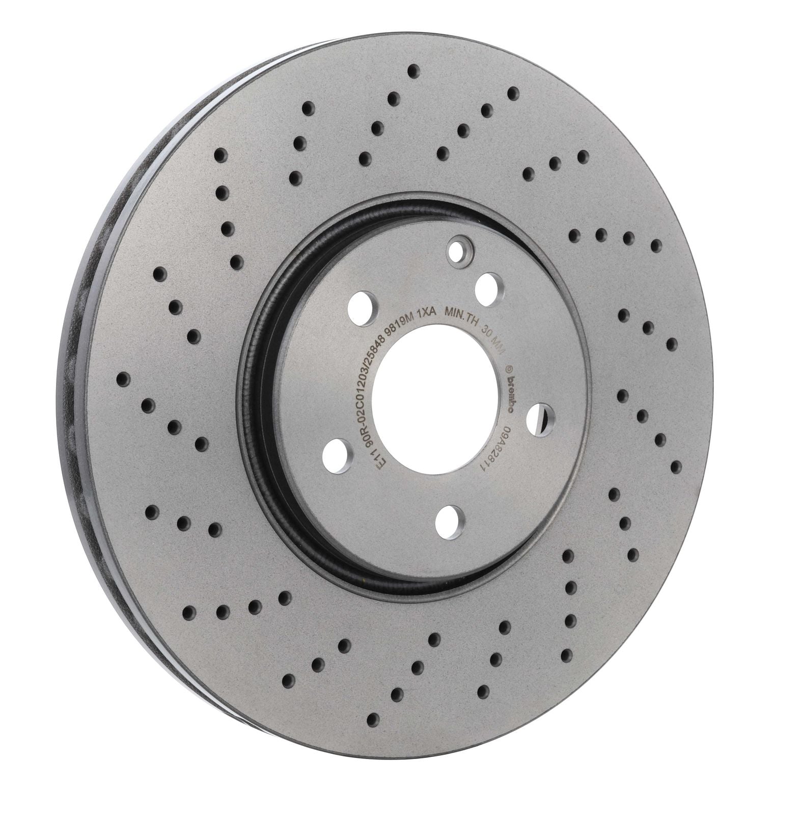 PRIME UV Coated Front Disc Brake Rotor - 09.A828.11_24