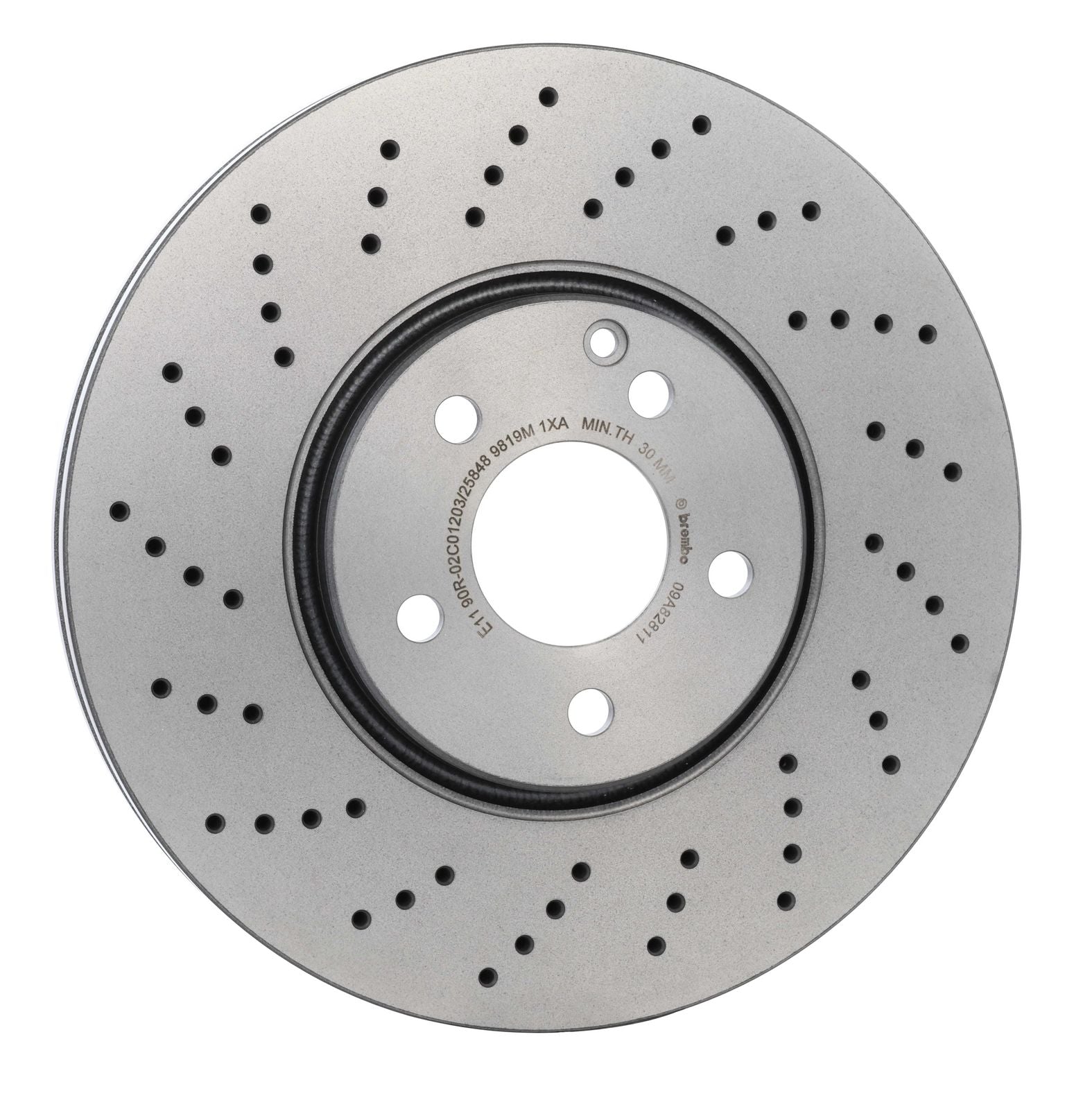 PRIME UV Coated Front Disc Brake Rotor - 09.A828.11_25