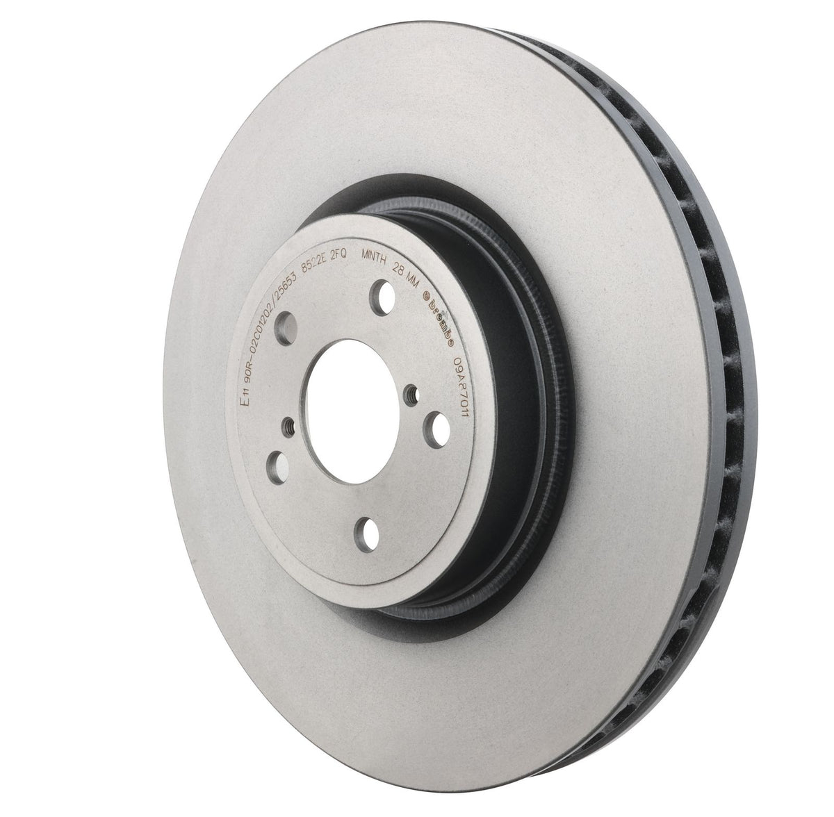PRIME UV Coated Front Disc Brake Rotor - 09.A870.11_09