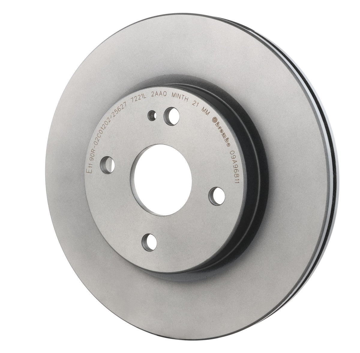 PRIME UV Coated Front Disc Brake Rotor - 09.A968.11_09