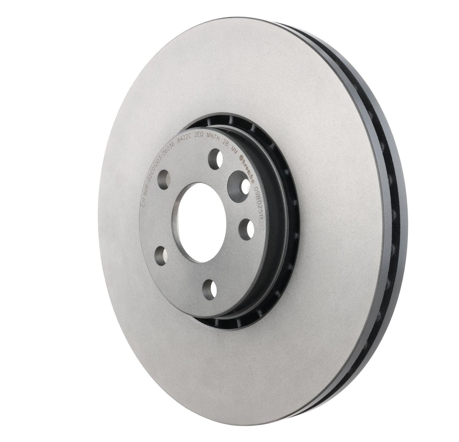 PRIME UV Coated Front Disc Brake Rotor - 09.B025.11_09