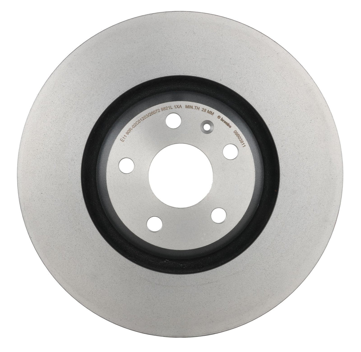 PRIME UV Coated Front Disc Brake Rotor - 09.B038.11_07