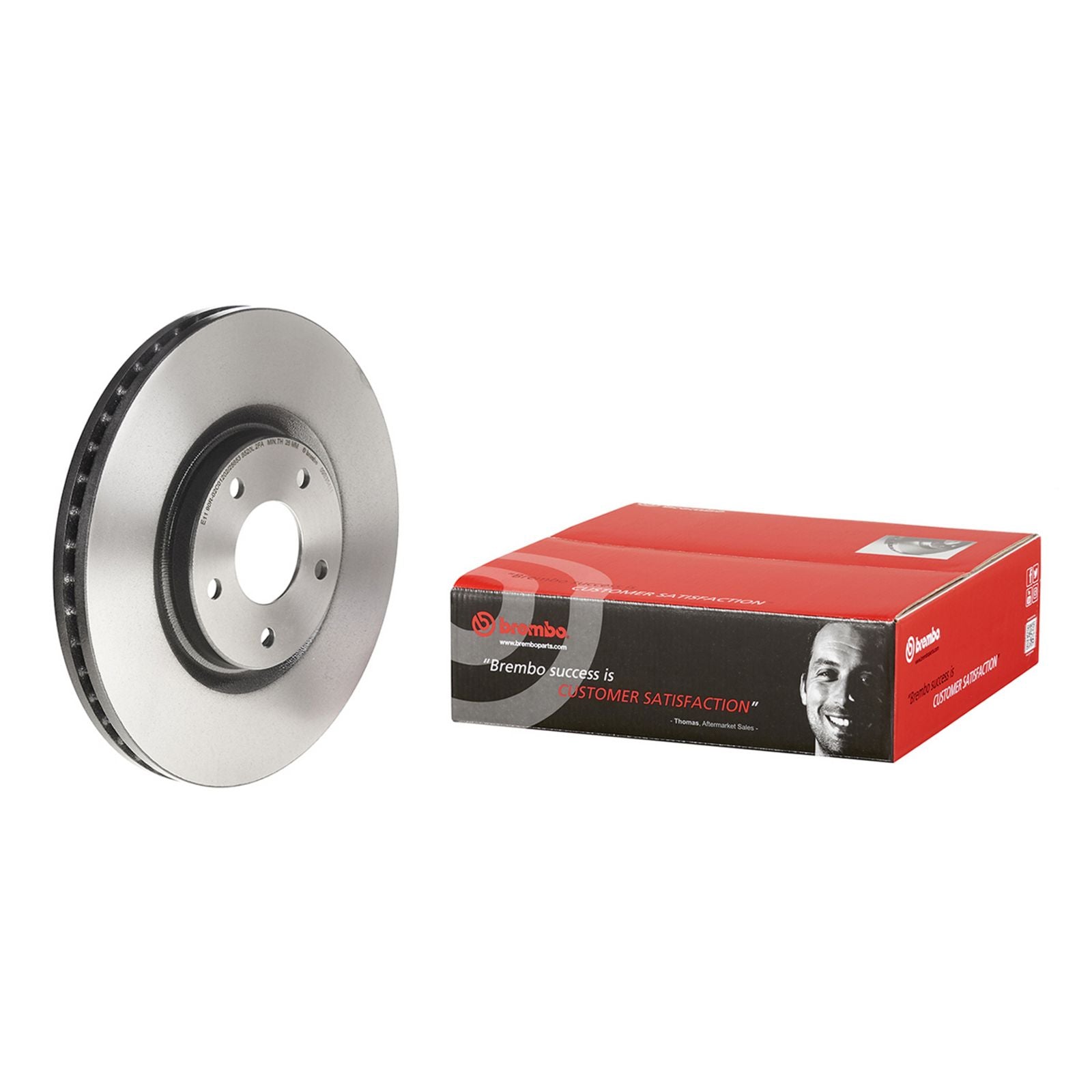 PRIME UV Coated Front Disc Brake Rotor - 09.B354.11_01