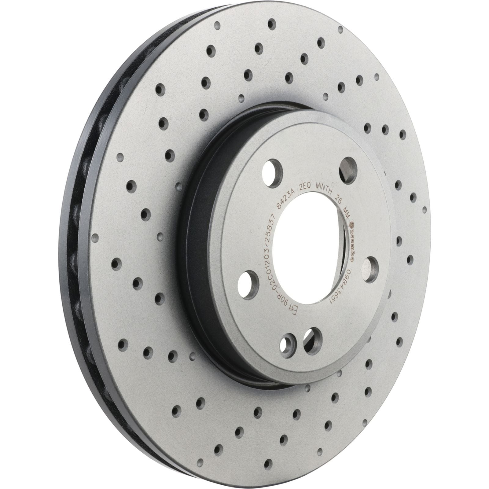PRIME UV Coated Front Disc Brake Rotor - 09.B436.51_02