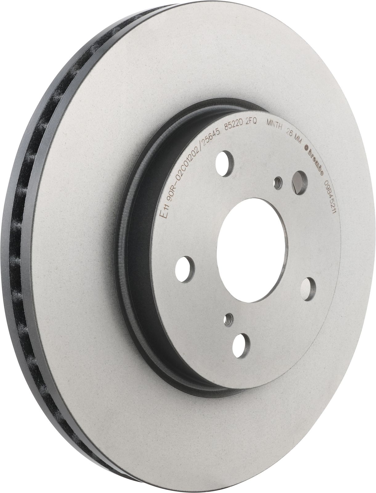 PRIME UV Coated Front Disc Brake Rotor - 09.B452.11_01