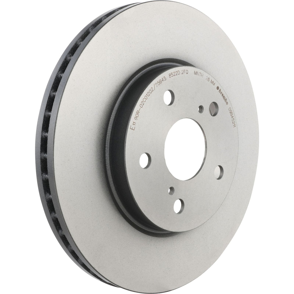 PRIME UV Coated Front Disc Brake Rotor - 09.B452.11_03