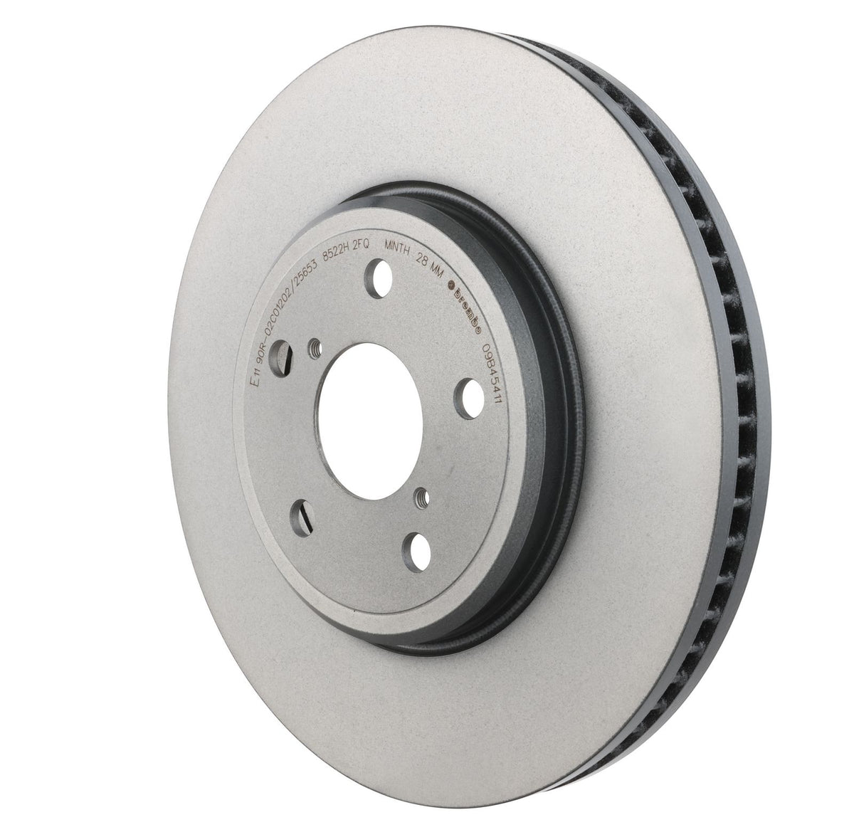 PRIME UV Coated Front Disc Brake Rotor - 09.B454.11_09