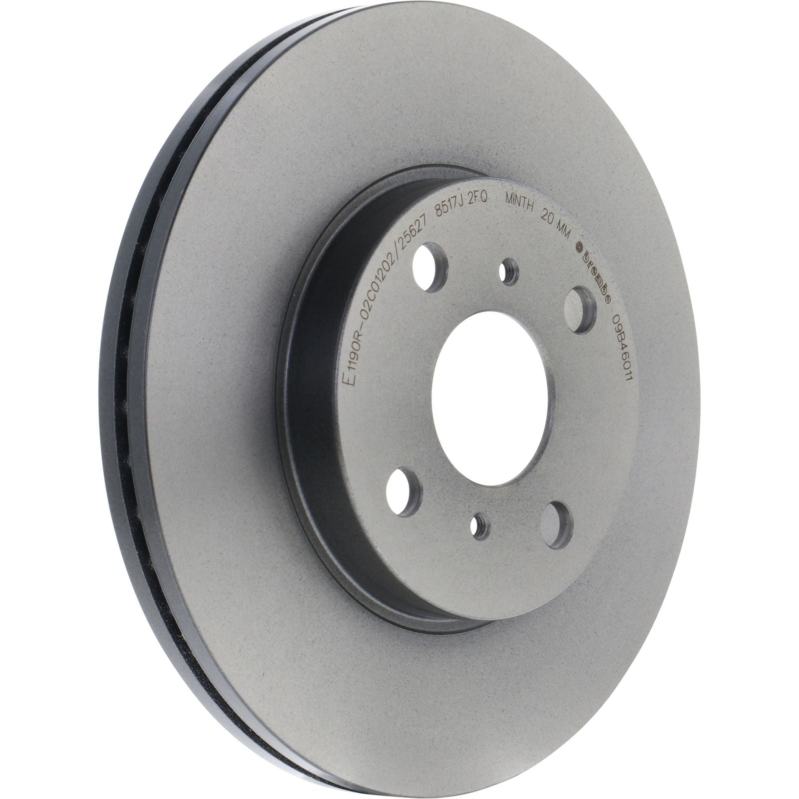 PRIME UV Coated Front Disc Brake Rotor - 09.B460.11_26