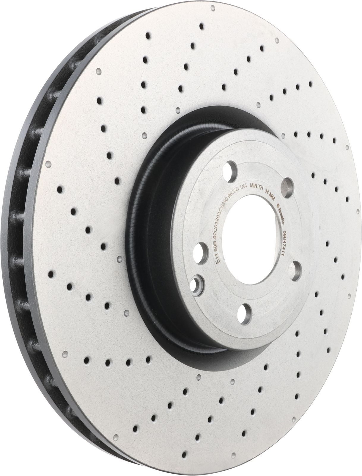 PRIME UV Coated Front Disc Brake Rotor - 09.B474.11_01