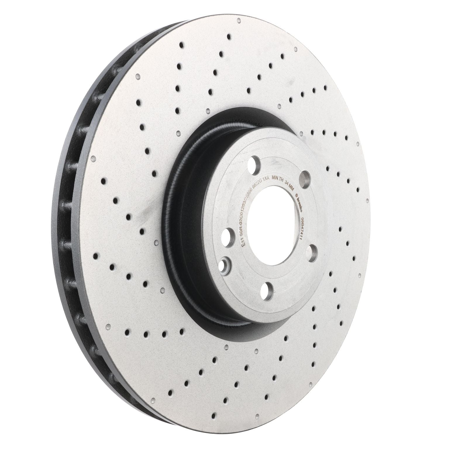 PRIME UV Coated Front Disc Brake Rotor - 09.B474.11_23