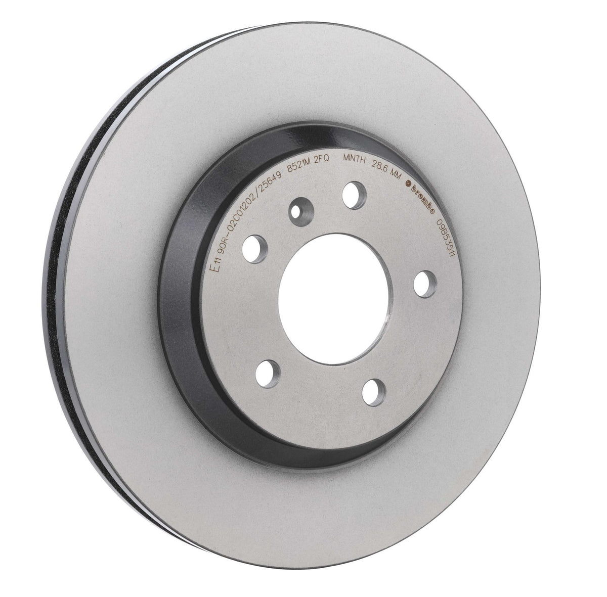 PRIME UV Coated Front Disc Brake Rotor - 09.B535.11_29