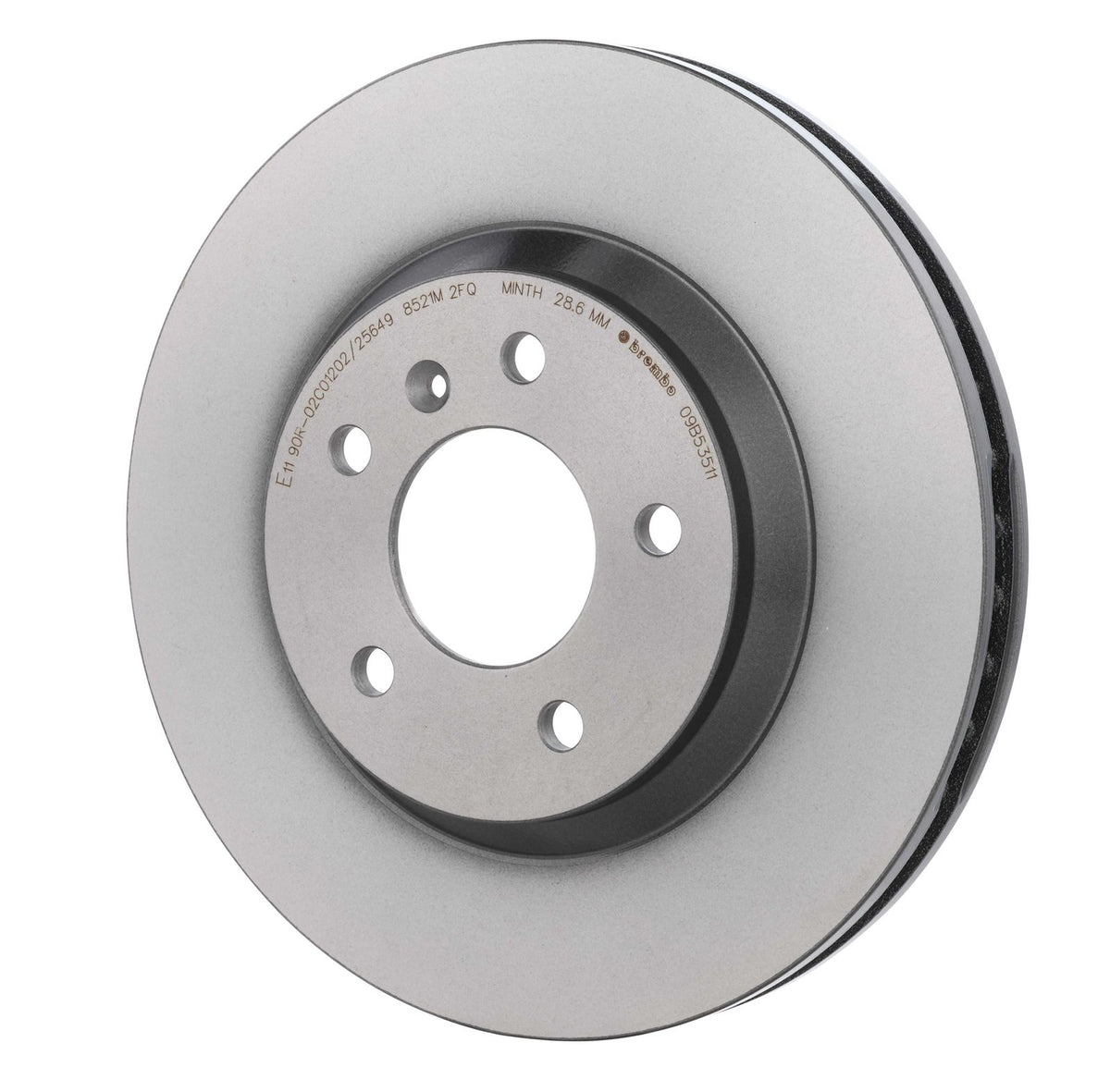 PRIME UV Coated Front Disc Brake Rotor - 09.B535.11_09