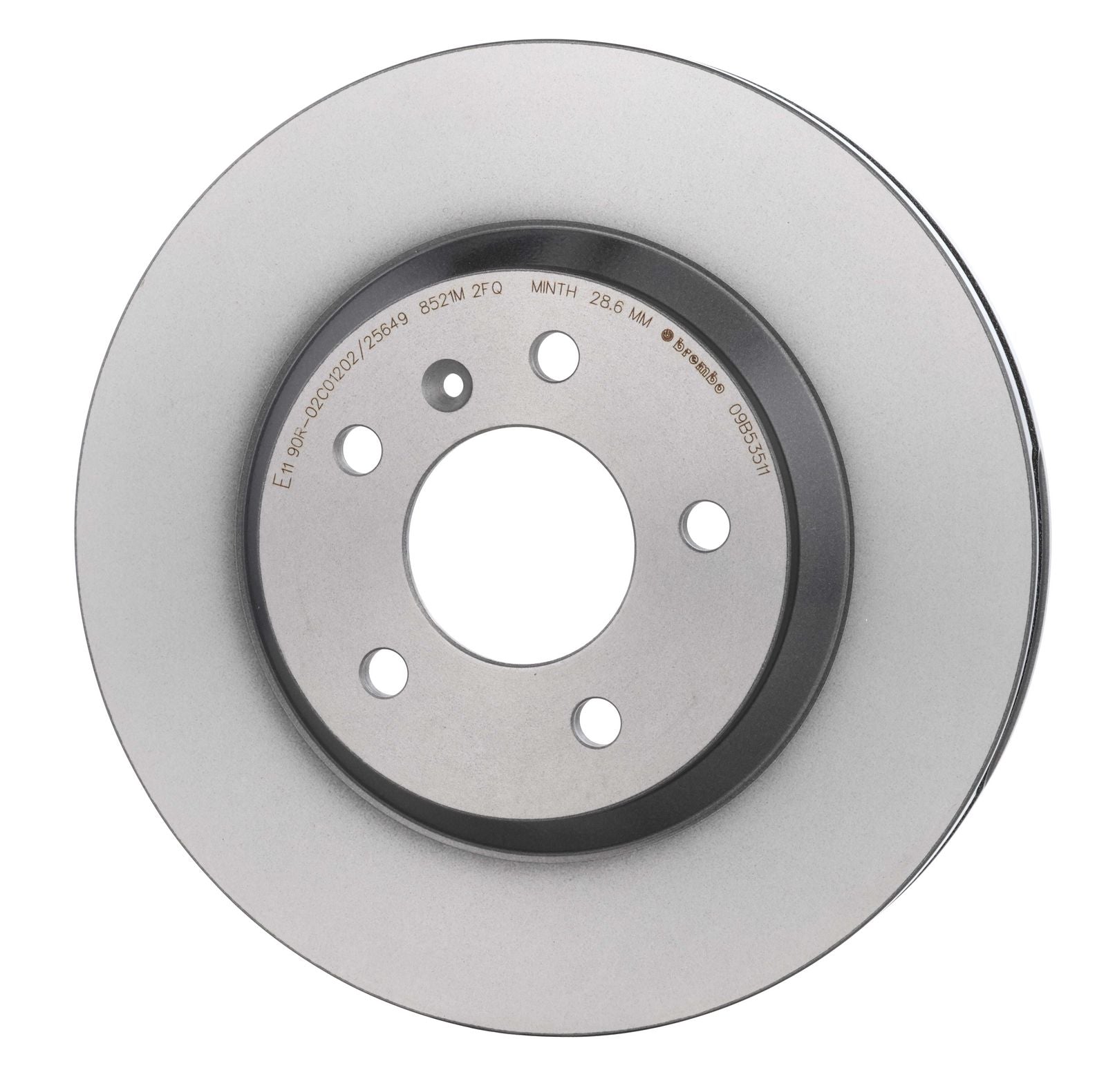 PRIME UV Coated Front Disc Brake Rotor - 09.B535.11_08