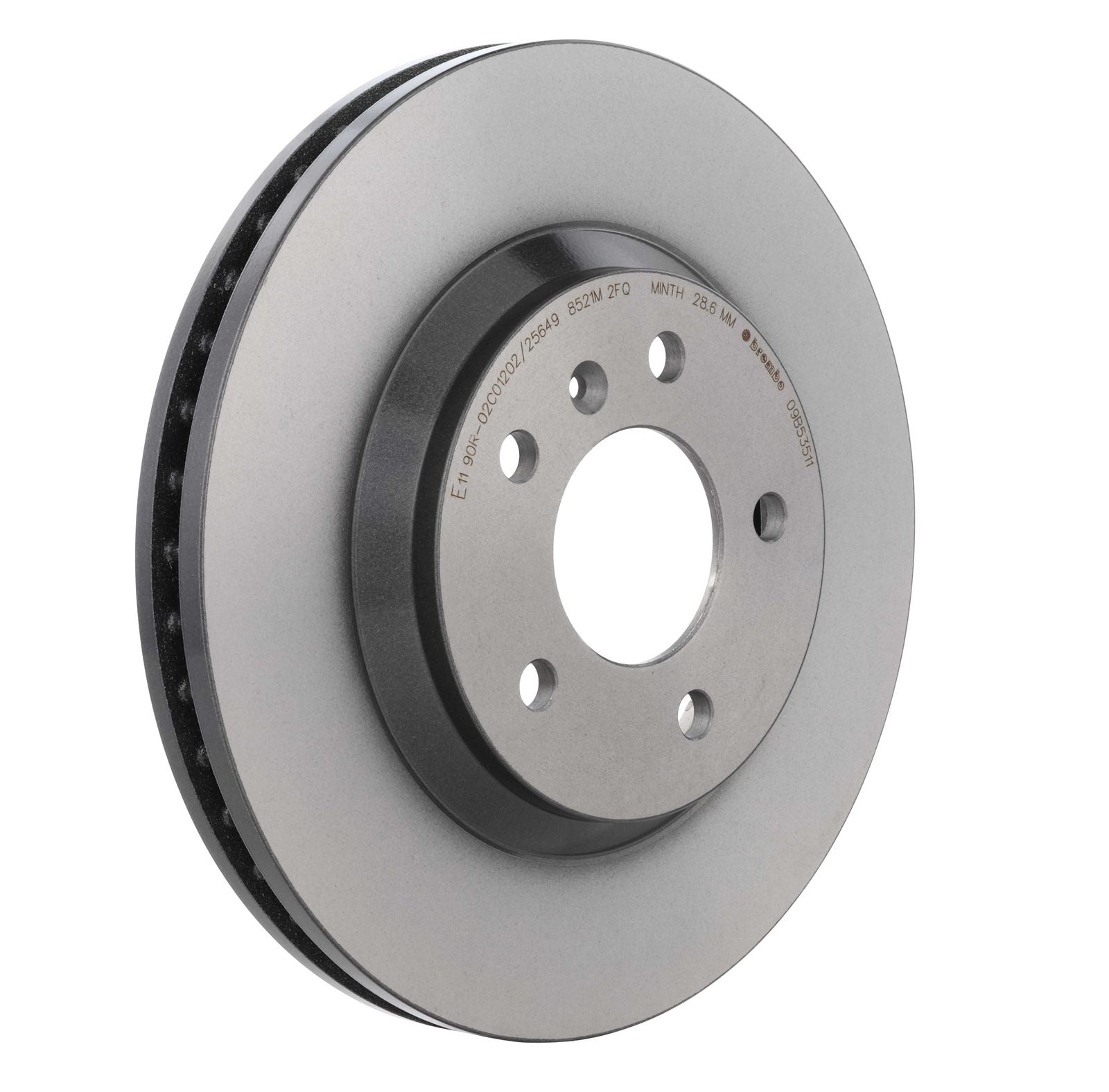 PRIME UV Coated Front Disc Brake Rotor - 09.B535.11_28