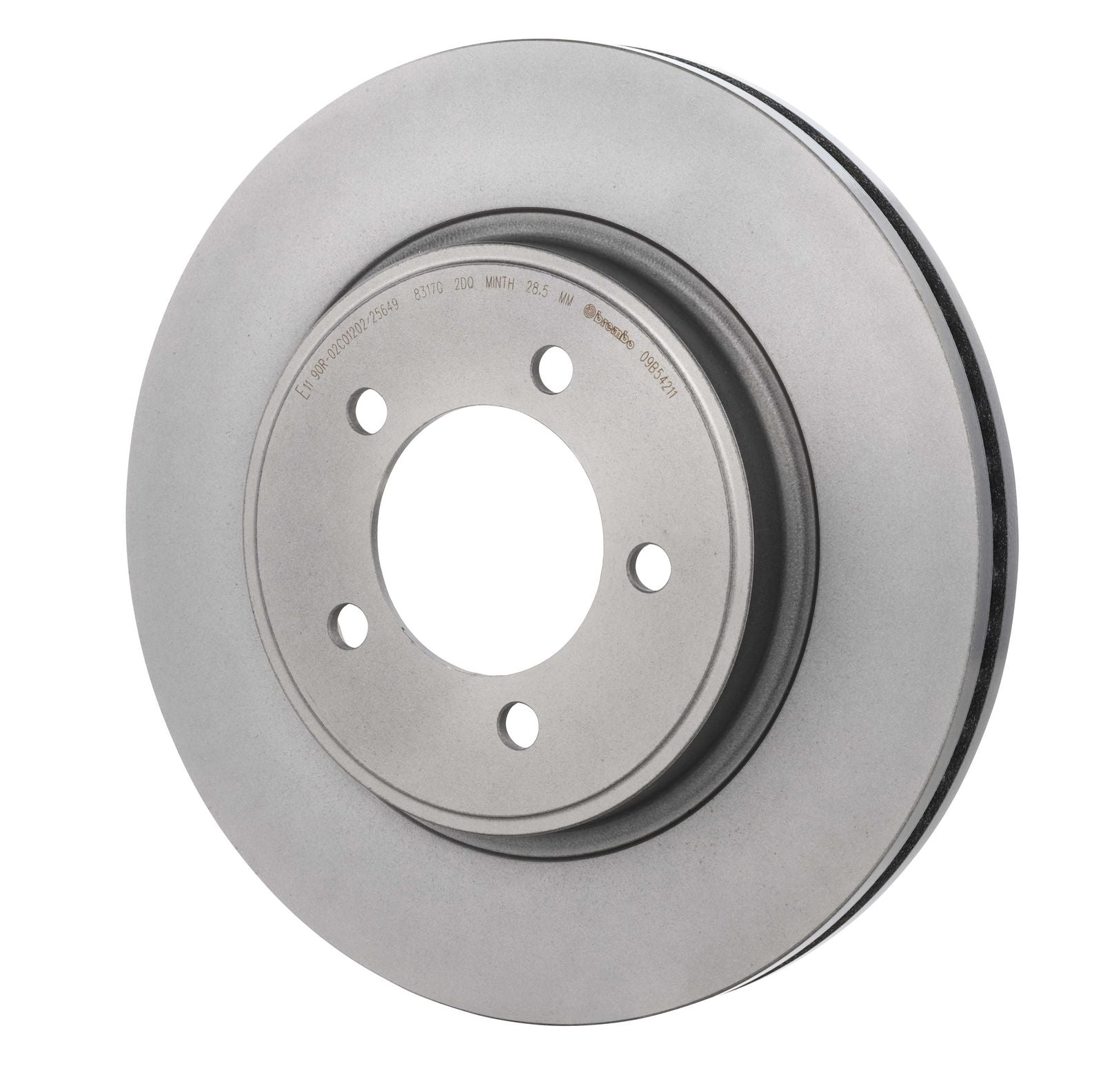 PRIME UV Coated Front Disc Brake Rotor - 09.B542.11_09