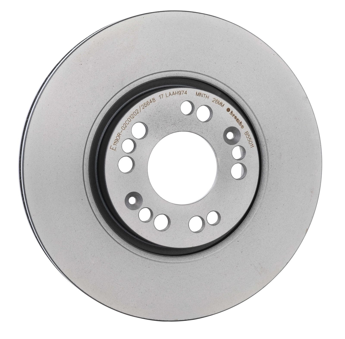 PRIME UV Coated Front Disc Brake Rotor - 09.B550.11_25