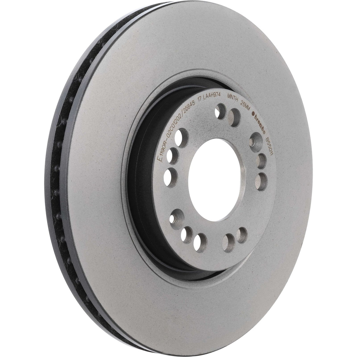 PRIME UV Coated Front Disc Brake Rotor - 09.B550.11_26